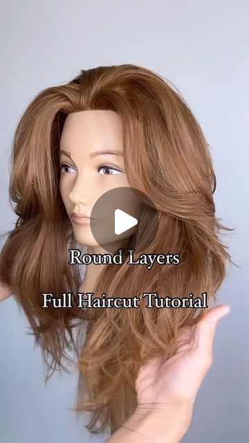 Justin Toves-Vincilione on Instagram: "Round Layers ✂️ The foundation of most of my haircuts! @arcscissors . Going back to the basics with this quick overview of how I create my haircuts. Most of the cuts I do are a version of this haircut shown. I customize and shift based on the desired result and always have my #arcscissors collection close by ✂️ . In this video I’m using: @arcscissors ✂️ Paragon II 7” for crisp lines and the ability to cut through any density with ease - USE CODE JUSTIN15 to save 🙌🏼 . Styled using @authenticbeautyconcept.us . #btconeshot2024_cutvideo #hairvideo #hairvideos #hairtutorial #hairtutorials #haireducation #haireducator #beautytutorial #howtobeauty #hairinspo #hairinspiration #howtohair #hairhowto #haircutideas #hairideas #hairstyleideas #hairstylevideo #h What Are Round Layers, 180 Haircut Medium, Diy Round Layers Haircut, Diy Front Layers Haircut, Easy Haircuts To Do At Home, Round Face Layers, Cut Layers In Hair Diy, Diy Haircut Layers Medium, Cut Your Own Hair Layers