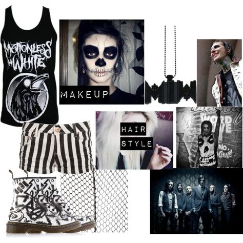 Motionless In White Concert. Goth Grunge Outfits, Chris Motionless, Band Outfits, Scene Outfits, Dream Outfits, Normal Clothes, Motionless In White, Emo Outfits, Black Veil Brides