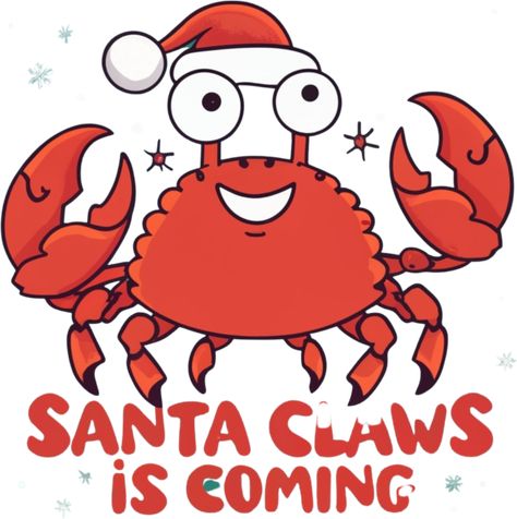 Introducing our crabby but oh-so-cute Christmas tee – Santa Claws is Coming! A crab donned in a Santa hat with claws raised, ready for festive fun. This unique design adds a touch of humor and coastal charm to your holiday celebrations. Embrace the unexpected with Santa Claws and make a splash this Christmas! -- Choose from our vast selection of Crewneck and V-Neck T-Shirts to match with your favorite design to make the perfect custom graphic T-Shirt. Pick your favorite: Classic, Relaxed Fit, V- Animals Memes, Christmas Beach, Santa Claws, Coastal Theme, Christmas T Shirt Design, Coastal Charm, The Unexpected, Christmas Tees, Animal Memes