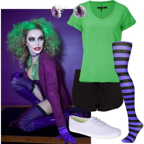 Halloween Kostüm Joker, Diy Joker Costume, Female Joker Costume, Rogue Costume, Joker Halloween Costume, Costume Pants, Halloweenský Makeup, Female Joker, Halloween Villain