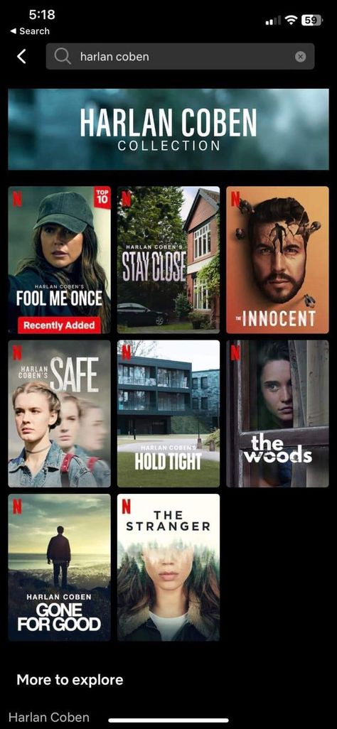 Netflix Recommendations, Films On Netflix, Fool Me Once, Harlan Coben, Movie App, Movie Club, Top Film, Lifetime Movies, Gone For Good