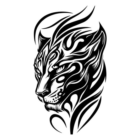 Panther Tattoo Meaning, Panther Tattoos, Stammestattoo Designs, Black Panther Tattoo, Underboob Tattoo Designs, Panther Tattoo, Lion Head Tattoos, Tattoos Pictures, Panther Art