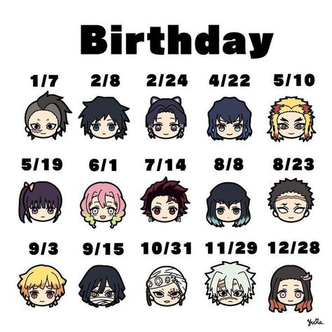 Anime Characters Birthdays, Demon Slayer Characters, Anime Birthday, Hulk Character, Kny Ocs, Nagisa Shiota, Slayer Meme, Idee Cosplay, Demon King Anime