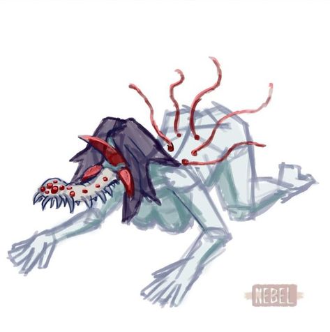 October 2021 Day 12: Parasite Parasite Aesthetic, Parasite Monster, Parasite Oc, Parasite Drawing, Parasite Art, Drawing Help, Sketchbook Art, Sketchbook Art Inspiration, Creature Art