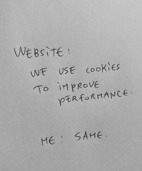 Wednesday mood: Who else thinks websites and I have something in common? 🍪 #CookiesForPerformance #SweetImprovements #lifegoals #quotelife Wednesday Mood, Life Goals, Life Quotes, On Instagram, Instagram