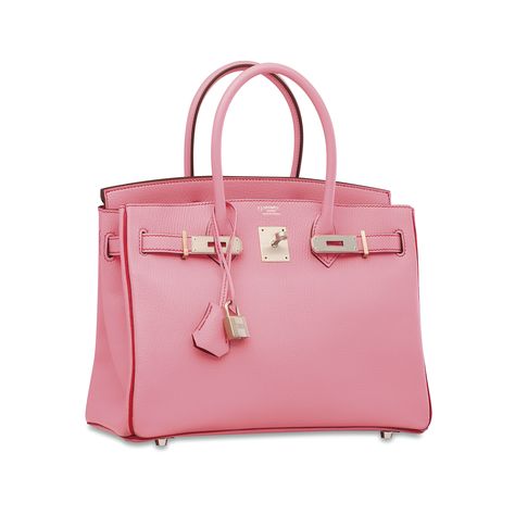 Pink Birkin, Brandname Bag, Tas Hermes, Hermes Birkin Handbags, Chanel Pink, Birkin 30, Hot Bags, Pink Chanel, Luxury Purses