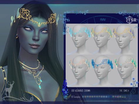 The Sims Resource - ACUARIUS CROWN Sims 4 Cc Fairy Crown, Avatar The Way Of Water Sims 4 Cc, Sims 4 Cc Crown Patreon, Siren Cc Sims 4, Sims 4 Mermaid Cc Patreon, Siren Sims 4 Cc, Sims 4 Mermaid Hair, Sims 4 Avatar Navi Cc, Sims4 Mermaid Cc