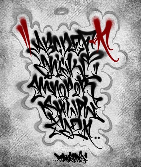 Graffiti Lettering Alphabet Wildstyle, Procreate Graffiti, Free Graffiti Fonts, Procreate Lettering Brushes, Top Free Fonts, Fonts For Logos, Graffiti Alphabet Styles, Tattoo Lettering Alphabet, Graffiti Lettering Alphabet