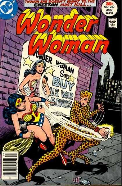 Buy Us War Bonds - Wonder Woman - Cat Woman - Ny City - Lasso Wonder Woman Comics, Miss Hulk, Wonder Woman Art, Classic Comic Books, Dc Comic Books, Lois Lane, Old Comics, Bd Comics, Vintage Comic Books