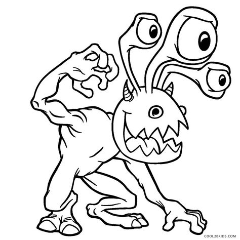 Free Printable Monster Coloring Pages For Kids Monster Truck Coloring Pages, Monster Coloring Pages, Monster Book Of Monsters, Singing Monsters, Monster Drawing, Truck Coloring Pages, Fall Coloring Pages, Online Coloring Pages, Easy Coloring Pages