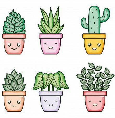 Cactus Easy Drawing, Easy Plant Drawings, Plant Pot Drawing, Doodle Art Journals, Bullet Journal Diy, Bullet Journal Design Ideas, Easy Doodle Art, Easy Doodles Drawings, Plant Drawing