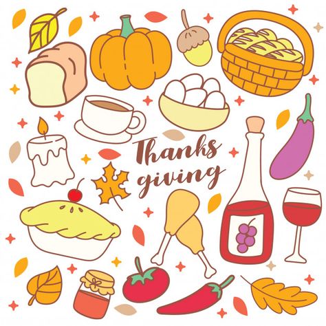 Cute thanksgiving object doodle Vector | Premium Download Thanksgiving Food Doodles, Thanksgiving Doodles, Thanksgiving Drawings, Free Gif, Classroom Diy, Birthday Doodle, Thanksgiving Activity, Free! Gif, Doodle Vector