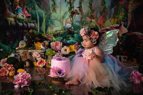 Fine art photography gallery | Stephany Ficut Photography Fairy Birthday Photoshoot Ideas, Fairy Smash Cake Photoshoot, Princess 1st Birthday Photo Shoot, Fairy First Photoshoot, Fairy 1st Birthday Photoshoot, Fairy Photoshoot Kids, Baby Fairy Photoshoot, Fairy Smash Cake, Fairy First Birthday Photo Shoot