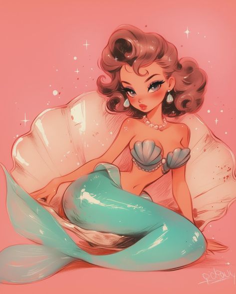 🖤🩵💖🤍 How To Draw Ariel, Cute Mermaid Art, Wallpaper Mermaid, Mermaid Oc, Siren Art, Mermaid Anime, Ariel Drawing, Mermaid Drawing, Mermaid Pose