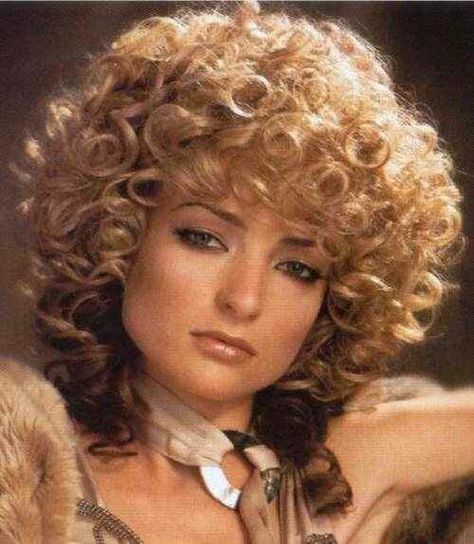 80' hairstyle - mine was almost as bad as this one! 80s Hairstyles, 80's Hairstyle, 1980s Hair, 1970s Hairstyles, Permed Hair, 70s Hair, 80s Hair, Hair Magazine, Beautiful Curls