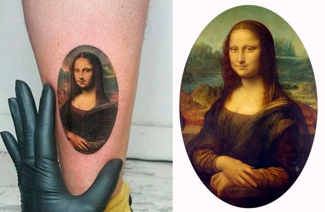 Mona Lisa Tattoo, Tattoos 2024, Nook, Portrait Tattoo, Mona Lisa, Tattoo Designs, Tattoos, Quick Saves