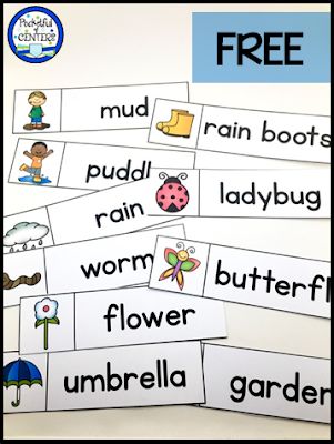 Here comes SPRING! Weather Kindergarten Activities, Preschool Word Walls, Spring Vocabulary Words, Kindergarten Writing Center, Word Wall Kindergarten, Spring Writing Activity, Writing Center Kindergarten, Spring Preschool Activities, Spring Vocabulary