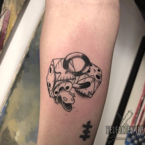 Oogie Boogie Tattoo, Oogie Boogie Dice, Tattoo Nightmares, Nightmare Before Christmas Oogie Boogie, Dice Tattoo, Nightmare Before Christmas Tattoo, Christmas Tattoo, Halloween Tattoos, Tiger Tattoo