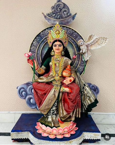 Lokhi Puja Bengali, Laxmi Mata Murti, Lokkhi Thakur, Laxmi Images, Puja Accessories, Laxmi Murti, Maa Shailputri, Saraswati Picture, Laxmi Mata