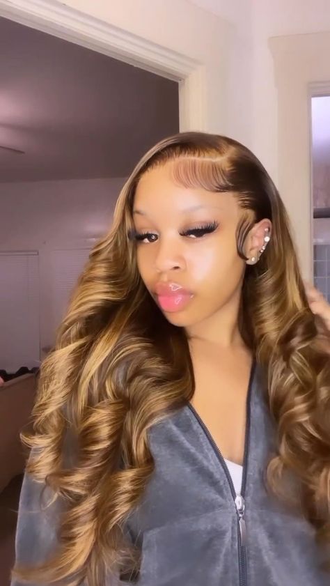 Cute Natural Hairstyles, Honey Blonde Highlights, Virgin Hair Wigs, Short Human Hair Wigs, Cute Box Braids Hairstyles, Quick Braided Hairstyles, Slick Hairstyles, Hair Ponytail Styles, Straight Lace Front Wigs