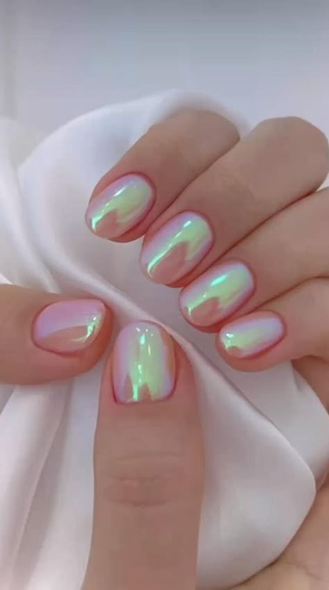 2024's Trendy Summer Short Oval Nails: Gel & Acrylic Inspirations Short Oval Nails, Manicure Inspiration, Nagel Tips, Glitter Dust, Colorful Nails, Nail Powder, Her Nails, Oval Nails, Funky Nails