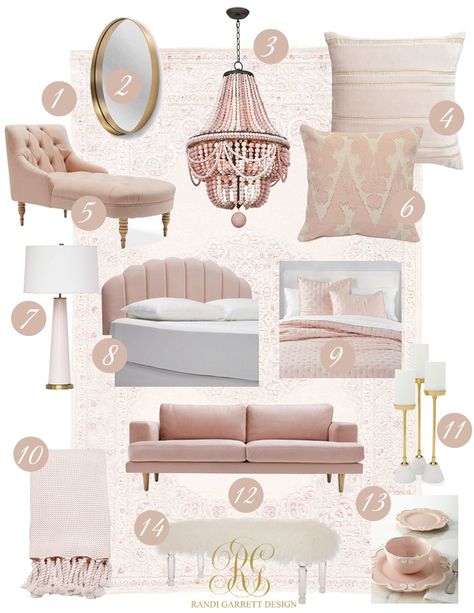 Pink and Gold Decor Favorites for spring and summer. Simple ways to incorporate pink and gold into your home decor without going crazy! Pink And Gold Bedroom, Pink And Gold Decor, Rose Gold Room Decor, Rose Gold Rooms, Rose Gold Bedroom, Pink Living Room Decor, Gold Room Decor, Gold Bedroom Decor, Gold Rooms