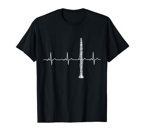 PRICES MAY VARY. Clarinet player heartbeat gift, perfect Clarinet instructor gift, Clarinet player gift and music fan gift. The Clarinet Heartbeat Design! Fun design features a Clarinet in an EKG pulse Line. Great gift idea for any woodwind reed instrument Clarinet lover! Official Clarinet Heartbeat Shirts & Clarinet Player Gifts Brand designs make a great gift for any Clarinet player! Lightweight, Classic fit, Double-needle sleeve and bottom hem Hunting Target, Pilot Shirt, Airplane Pilot, Akita Inu, Target Practice, Bow Hunting, Fitness Design, Herren Outfit, Vneck Tshirt Women