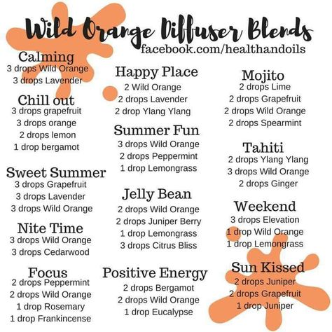 Wild Orange Diffuser Blends Orange Diffuser Blends, Doterra Diffuser Blends, Aromatherapy Recipes, Doterra Essential Oils Recipes, Essential Oil Diffuser Recipes, Oil Diffuser Recipes, Oil Roller, Diffuser Recipes, Wild Orange