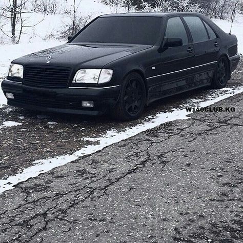 Mercedes W140, No Name, Mercedes Benz, Black