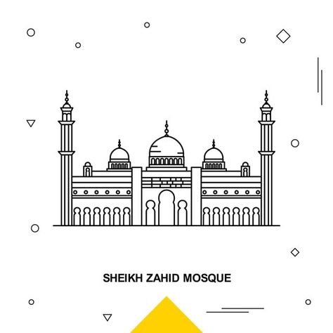 Badshahi Mosque Drawing, Drawing Mosque, Mosque Sketch, Mosque Clipart, Mosque Drawing, Ad Tattoo, Mosque Silhouette, Mosque Vector, Ramadan Lantern