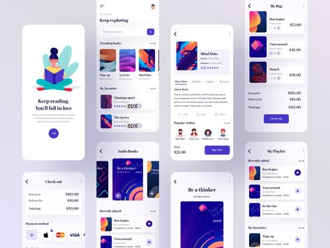 Ebook Layout, App Mockup, Ui Design Mobile, Mobile Application Design, Desain Ui, Mobile App Design Inspiration, App Interface Design, Mobile Ui Design, App Template