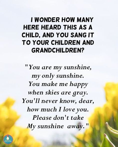 My Positive Outlooks on Instagram: ""You are my sunshine, my only sunshine." 💔❤️‍🩹💖 __________ Follow us for daily inspiration: @mypositiveoutlooks #mypositiveoutlooks #picoftheday #lifeisgood #friendship #honesty #instagood #repost #instadaily #love #instalike #inspirational #motivational #instamood #instagram #quotes #quoteoftheday #quotestagram #quotestoliveby #photooftheday #art #beautiful #grateful #selfcare #thankyou #thankful #positivevibes" My Only Sunshine, My Children Quotes, Generations Quotes, Mommy Quotes, Baby Songs, You Make Me Happy, Positive Outlook, I Appreciate You, My Sunshine