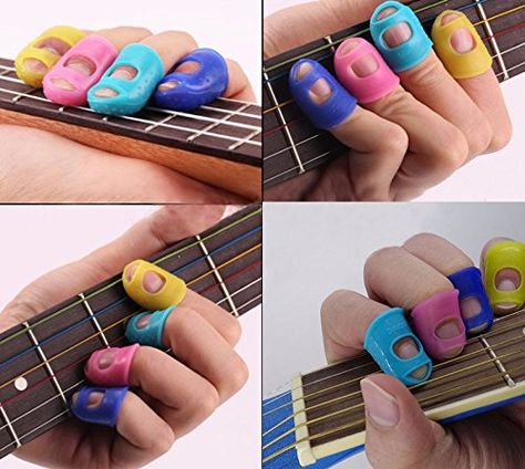 SG Musical 4Pcs Guitar Thumb Bass Silicone Finger Picks P... https://www.amazon.in/dp/B072N5S4BT/ref=cm_sw_r_pi_dp_x_-hg5zbZWX1G01 Acoustic Guitar Beginner, Guitar Beginner, Finger Sleeve, Guitar Fingers, Guitar Notes, Best Guitar Players, Ukulele Accessories, Learn Violin, Violin Lessons