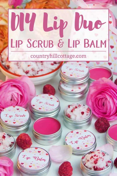 Lip Balm Diy, Diy Lip Balm Recipes, Lip Scrub Recipe, Lip Scrub Homemade, Exfoliate Skin, Sugar Scrub Homemade, Lip Scrub Diy, Lip Balm Recipes, Diy Lip Gloss