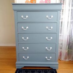 Dresser painted in Champness from Fusion Mineral Paint Fusion Mineral Paint Dresser, Fusion Paint Furniture, Gardening Food, Paint Dresser, Colorful Dresser, Dresser Painted, Fusion Paint, Travel Crafts, Refinished Furniture