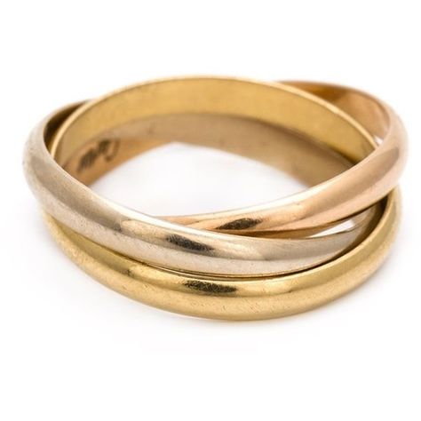 Cartier Vintage gold triple band ring (88.630 RUB) ❤ liked on Polyvore featuring jewelry, rings, bijoux, cartier jewelry, triple band ring, band rings, gold rings and cartier ring Trio Rings, Rings Cartier, Jewelry Cartier, Cartier Vintage, Triple Band Ring, Triple Ring, Trio Ring, Vintage Gold Rings, Vintage Fine Jewelry