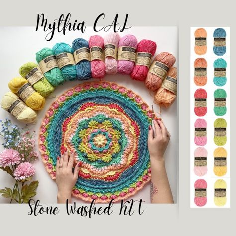 April Flowers, Afghan Patterns, Sport Weight Yarn, Blanket Patterns, Blanket Yarn, Crochet Kit, Granny Squares, Photo Tutorial, Over The Moon