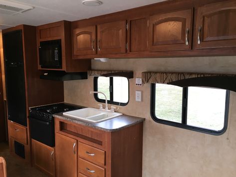 2016-03-12 17.38.41 Camper Trailer Ideas, Remodeling Camper, Jayco Camper Trailer, Rv Decorating Ideas Rv Interior, Jayco Campers, Jayco Travel Trailers, Travel Trailer Interior, Travel Trailer Organization, Travel Trailer Decor