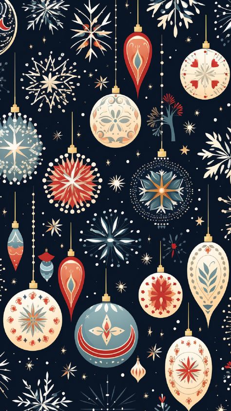 New Years Background Iphone, Happy New Year Wallpaper Aesthetic, New Years Phone Wallpaper, New Years Iphone Wallpaper, Christmas Ornament Wallpaper, Christmas Wallpaper Vintage, New Years Wallpapers Aesthetic, Vintage Christmas Toys, Christmas Color Palette