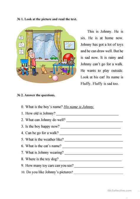 Reading comprehension, describing picture - English ESL Worksheets for distance learning and physical classrooms Class 2 English Worksheets Comprehension, Grade 1 English Comprehension Worksheets, Reading Comprehension 2nd Grade, Picture Comprehension Grade 2, Simple Comprehension For Class 1, Comprehension For Grade 1 With Questions, Describing Pictures Worksheet, Jobs Reading Comprehension, Describe The Picture Worksheet