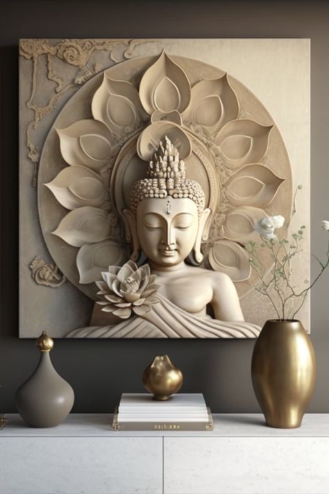 Buddha wall art canvases