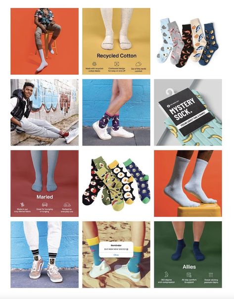 Sock Ads, Socks Ads, Sock Photography, Mothers Day Post, Socks Photography, Silly Socks, Socks Packaging, Instagram Grid, Stylish Socks