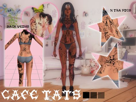 Sims 4 Afro Hair, Cute Word, Sims 4 Tattoos, Free Sims 4, Sims 4 Game Mods, Sims 4 Cc Makeup, Sims 4 Cc Folder, Tumblr Sims 4, Play Sims