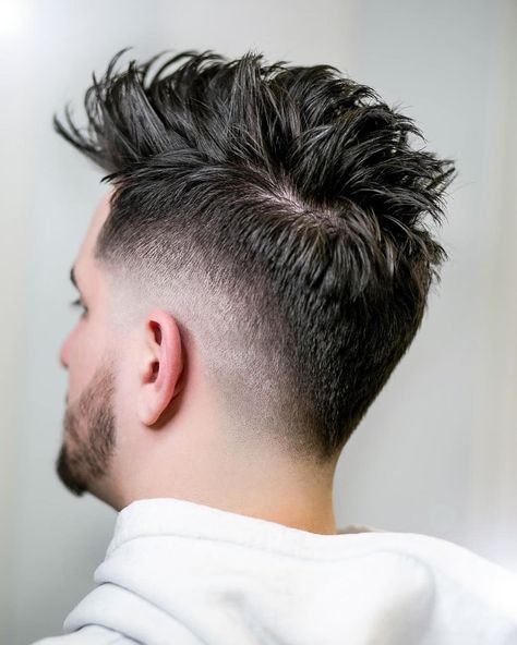 Mohawk Fade, Fade Hairstyle, Fade Haircuts For Men, Classic Mens Hairstyles, Herbal Hair Growth, Drop Fade Haircut, Mohawk Hairstyles Men, Haircut For Men, Beard Haircut