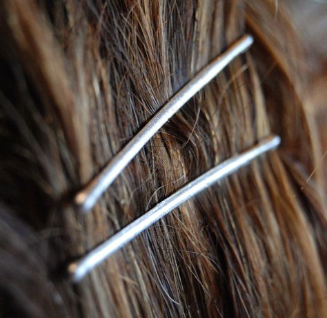 Silver bobby pins, colored bobby pins, decorative bobby pins, metallic bridal bobby pins, silver bridal accessories, decorative hair pins by BuyBrittique on Etsy Decorative Bobby Pins, Silver Wedding Hair Accessories, Silver Hair Pins, Silver Bobby Pins, Decorative Hair Pins, Silver Hair Accessories, Metallic Wedding, Silver Hair Pin, Accessories Silver