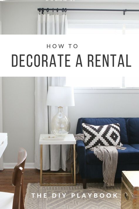 Are you a renter? There are things that you can do to personalize your space, even though you don't own it. Check out these ideas to decorate your temporary apartment. Decorate A Rental Apartment, Decorate A Rental, Rental House Decorating, Decorating Apartment, Rental Home Decor, For Couples, Men Apartment, Rental Apartment, Budget Apartment