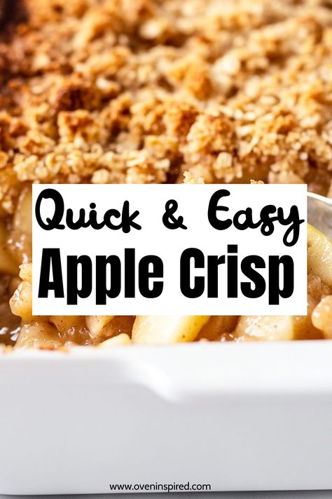 If you’re craving a cozy, nostalgic treat, this easy apple crisp recipe is just like the one my Grandma used to make. I remember how she’d let me help her in the kitchen when I was little—carefully stirring the apples and sprinkling the topping, all while sharing stories and laughter. Those moments are some of […] Apple Crisp With Oatmeal, Homemade Apple Crisp, Apple Crisp Topping, Best Apple Crisp Recipe, Apple Recipes Healthy, Best Apple Crisp, Easy Apple Crisp Recipe, Apple Desserts Easy, Apple Crisp Easy