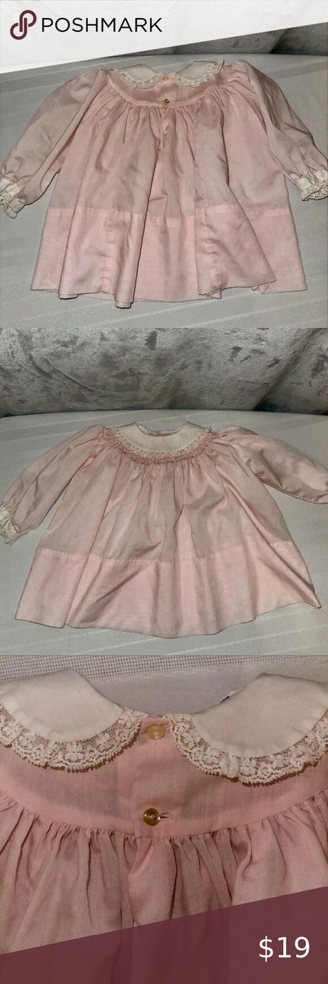 Vintage Polly Flinders Hand‎ Smocked Pink Dress 18 months EUC Polly Flinders Dresses, Hand Smock, Pink Dress, Smocking, The Dress, Wardrobe, Outfit Inspo, Plus Fashion, High Quality