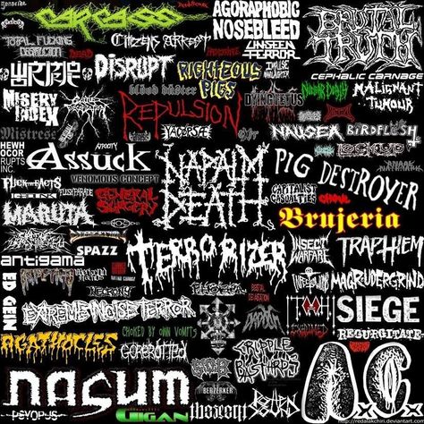 Metal Band Logos, Logo Foto, Punk Poster, Crust Punk, Heavy Metal Art, Arte Punk, Hollywood Undead, Band Metal, Hardcore Punk