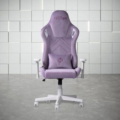 Elevate your gaming experience with the state-of-the-art Techni Sport Velvet Gaming chair. Whether you prefer a vibrant purple or classic white gaming chair, experience the pinnacle of gaming luxury. Upholstery Color: Purple | ChocoPlanet Velvet Adjustable Memory Foam Gaming Chair Upholstered / Velvet in Indigo | 28.22 W x 27.01 D in | Wayfair White Gaming Chair, Head Pillow, Gaming Chairs, Office Desk Chair, Vibrant Purple, Ergonomic Office, Ergonomic Office Chair, Chair Types, Computer Chair